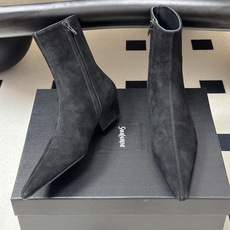顶级品质 Saint Laurent fw26 new arrival~ YSL圣罗兰2026 秋冬新款侧拉链小矮跟及踝 顶级品质 Saint Laurent fw26 new arrival~ YSL圣罗兰2026 秋冬新款侧拉链小矮跟及踝