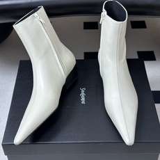 顶级品质 Saint Laurent fw26 new arrival~ YSL圣罗兰2026 秋冬新款侧拉链小矮跟及踝 顶级品质 Saint Laurent fw26 new arrival~ YSL圣罗兰2026 秋冬新款侧拉链小矮跟及踝