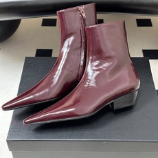 顶级品质 Saint Laurent fw26 new arrival~ YSL圣罗兰2026 秋冬新款侧拉链小矮跟及踝 顶级品质 Saint Laurent fw26 new arrival~ YSL圣罗兰2026 秋冬新款侧拉链小矮跟及踝