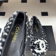 26P早秋新款Chanel 小香中古款康鹏2代真皮底系列芭蕾舞鞋大双C平底单鞋经典蝴蝶结浅口单鞋羊毛单鞋 复古款来袭,好 26P早秋新款Chanel 小香中古款康鹏2代真皮底系列芭蕾舞鞋大双C平底单鞋经典蝴蝶结浅口单鞋羊毛单鞋 复古款来袭,好