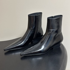 顶级品质 Saint Laurent fw26 new arrival~ YSL圣罗兰2026 秋冬新款侧拉链小矮跟及踝 顶级品质 Saint Laurent fw26 new arrival~ YSL圣罗兰2026 秋冬新款侧拉链小矮跟及踝