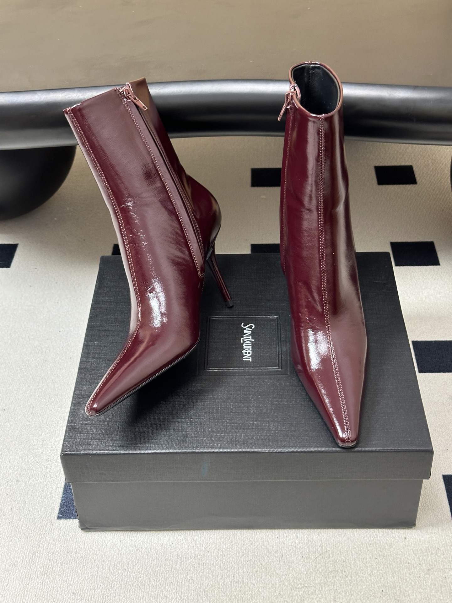 顶级品质 Saint Laurent fw26 new arrival~ YSL圣罗兰2026 秋冬新款侧拉链高跟及踝靴 顶级品质 Saint Laurent fw26 new arrival~ YSL圣罗兰2026 秋冬新款侧拉链高跟及踝靴