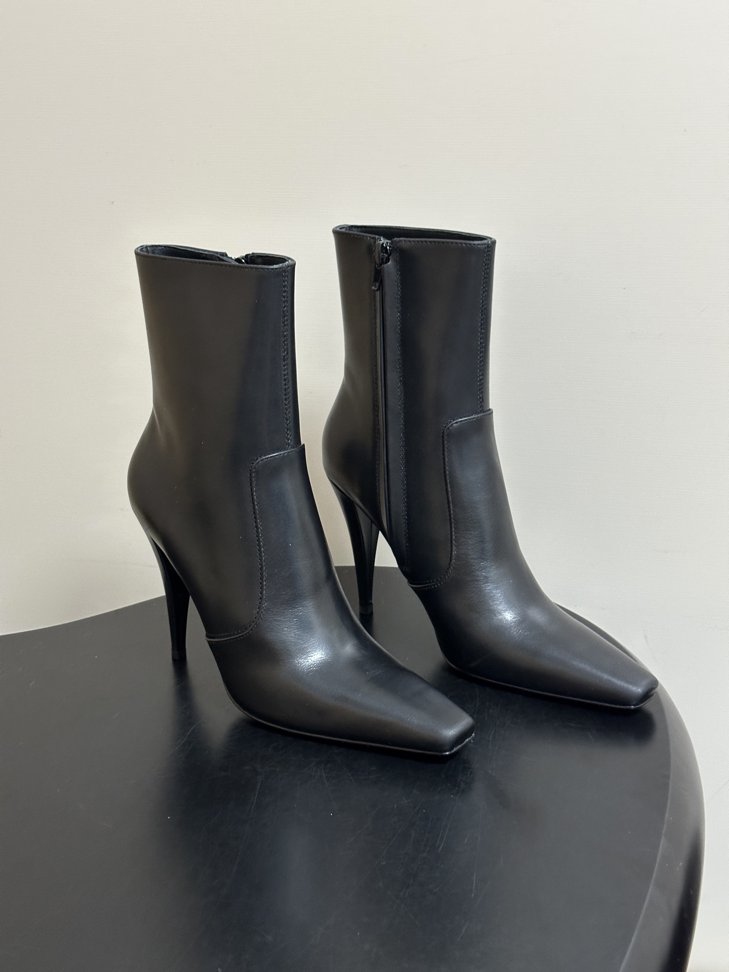 Black Stiletto Ankle Boots