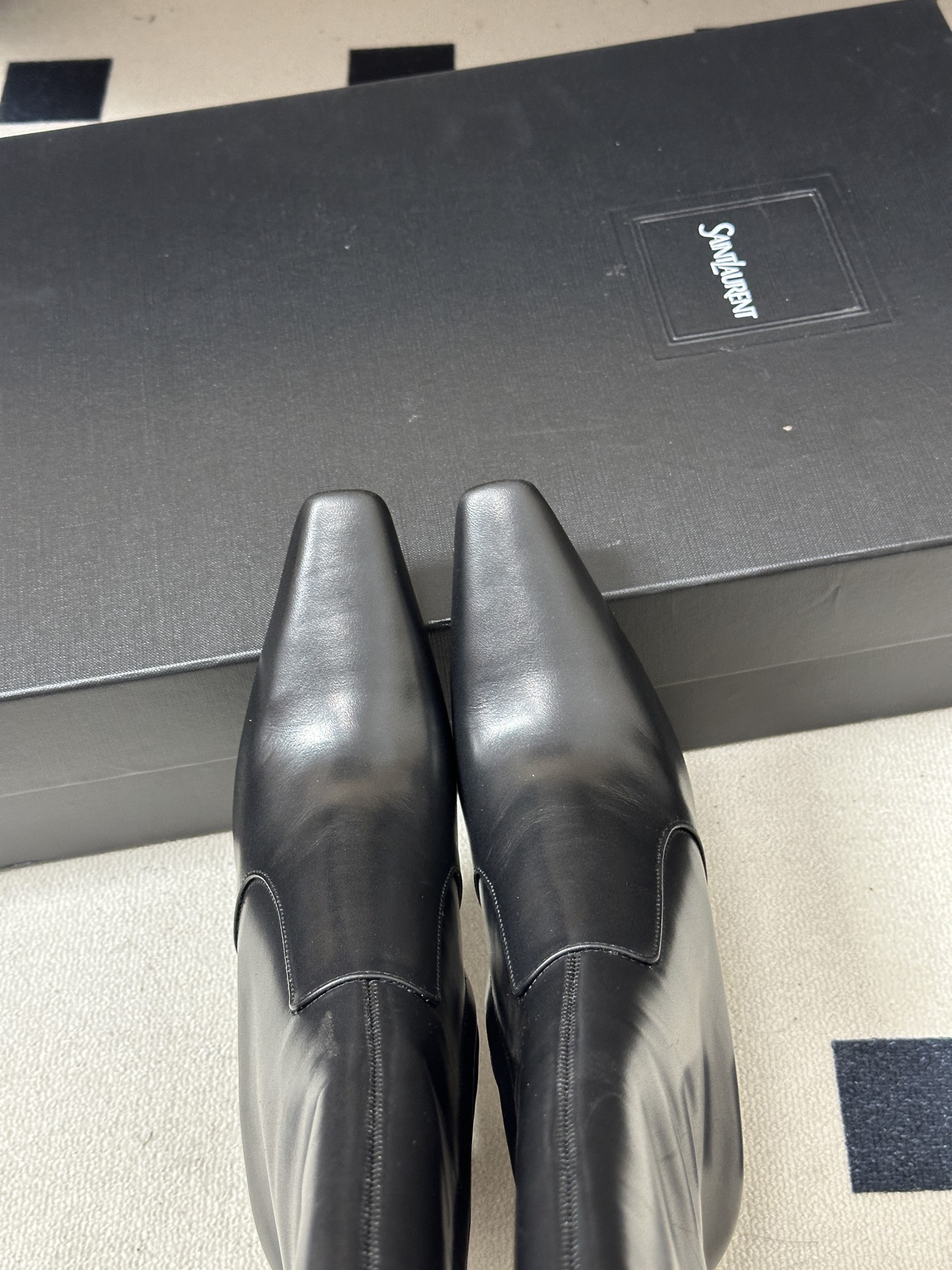 顶级品质 Saint Laurent fw26 new arrival～ YSL圣罗兰2026 秋冬新款侧拉高跟长靴粗跟