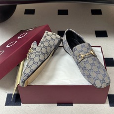 2026早秋新款 Gucci 古驰 经典马衔扣GG布面乐福鞋方头皮面/布面平底一脚蹬乐福鞋单鞋 Generation G 2026早秋新款 Gucci 古驰 经典马衔扣GG布面乐福鞋方头皮面/布面平底一脚蹬乐福鞋单鞋 Generation G