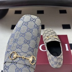 2026早秋新款 Gucci 古驰 经典马衔扣GG布面乐福鞋方头皮面/布面平底一脚蹬乐福鞋单鞋 Generation G 2026早秋新款 Gucci 古驰 经典马衔扣GG布面乐福鞋方头皮面/布面平底一脚蹬乐福鞋单鞋 Generation G