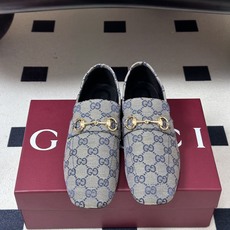 2026早秋新款 Gucci 古驰 经典马衔扣GG布面乐福鞋方头皮面/布面平底一脚蹬乐福鞋单鞋 Generation G 2026早秋新款 Gucci 古驰 经典马衔扣GG布面乐福鞋方头皮面/布面平底一脚蹬乐福鞋单鞋 Generation G