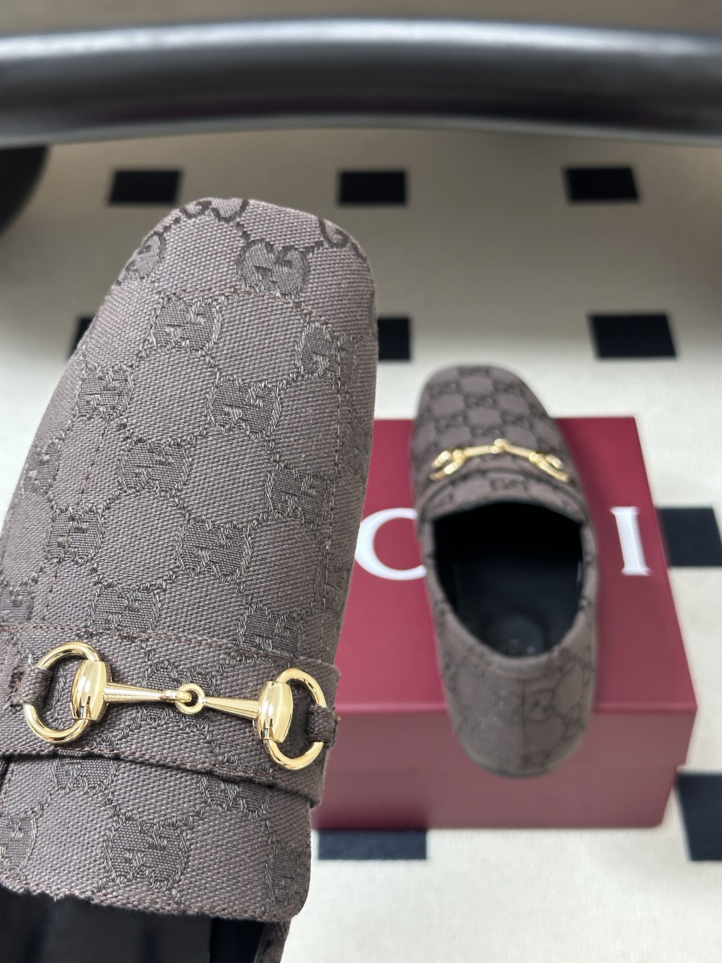 2026早秋新款 Gucci 古驰 经典马衔扣GG布面乐福鞋方头皮面/布面平底一脚蹬乐福鞋单鞋 Generation G 2026早秋新款 Gucci 古驰 经典马衔扣GG布面乐福鞋方头皮面/布面平底一脚蹬乐福鞋单鞋 Generation G