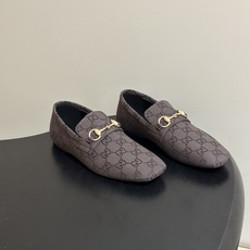 2026早秋新款 Gucci 古驰 经典马衔扣GG布面乐福鞋方头皮面/布面平底一脚蹬乐福鞋单鞋 Generation G 2026早秋新款 Gucci 古驰 经典马衔扣GG布面乐福鞋方头皮面/布面平底一脚蹬乐福鞋单鞋 Generation G
