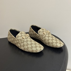 2026早秋新款 Gucci 古驰 经典马衔扣GG布面乐福鞋方头皮面/布面平底一脚蹬乐福鞋单鞋 Generation G 2026早秋新款 Gucci 古驰 经典马衔扣GG布面乐福鞋方头皮面/布面平底一脚蹬乐福鞋单鞋 Generation G