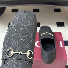 2026早秋新款 Gucci 古驰 经典马衔扣GG布面乐福鞋方头皮面/布面平底一脚蹬乐福鞋单鞋 Generation G 2026早秋新款 Gucci 古驰 经典马衔扣GG布面乐福鞋方头皮面/布面平底一脚蹬乐福鞋单鞋 Generation G