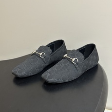 2026早秋新款 Gucci 古驰 经典马衔扣GG布面乐福鞋方头皮面/布面平底一脚蹬乐福鞋单鞋 Generation G 2026早秋新款 Gucci 古驰 经典马衔扣GG布面乐福鞋方头皮面/布面平底一脚蹬乐福鞋单鞋 Generation G