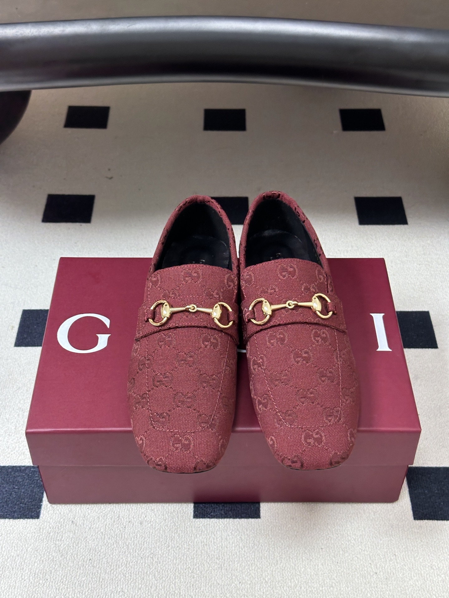 2026早秋新款 Gucci 古驰 经典马衔扣GG布面乐福鞋方头皮面/布面平底一脚蹬乐福鞋单鞋 Generation G 2026早秋新款 Gucci 古驰 经典马衔扣GG布面乐福鞋方头皮面/布面平底一脚蹬乐福鞋单鞋 Generation G