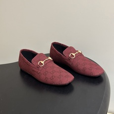 2026早秋新款 Gucci 古驰 经典马衔扣GG布面乐福鞋方头皮面/布面平底一脚蹬乐福鞋单鞋 Generation G 2026早秋新款 Gucci 古驰 经典马衔扣GG布面乐福鞋方头皮面/布面平底一脚蹬乐福鞋单鞋 Generation G