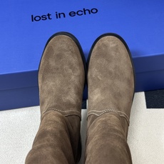Lost in echo26ss早秋新款金属扣明线直筒高筒靴复古风堆堆靴 自带松弛复古文艺氛围感,醒目明线勾勒靴身轮廓, Lost in echo26ss早秋新款金属扣明线直筒高筒靴复古风堆堆靴 自带松弛复古文艺氛围感,醒目明线勾勒靴身轮廓,