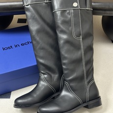 Lost in echo26ss早秋新款金属扣明线直筒高筒靴复古风堆堆靴 自带松弛复古文艺氛围感,醒目明线勾勒靴身轮廓, Lost in echo26ss早秋新款金属扣明线直筒高筒靴复古风堆堆靴 自带松弛复古文艺氛围感,醒目明线勾勒靴身轮廓,