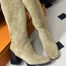 Hermes 爱马仕🐎 H家 2026 秋冬新款 Nalla 60 过膝长靴复古老钱长靴系列几何异形鞋跟侧拉链直筒高跟长 Hermes 爱马仕🐎 H家 2026 秋冬新款 Nalla 60 过膝长靴复古老钱长靴系列几何异形鞋跟侧拉链直筒高跟长