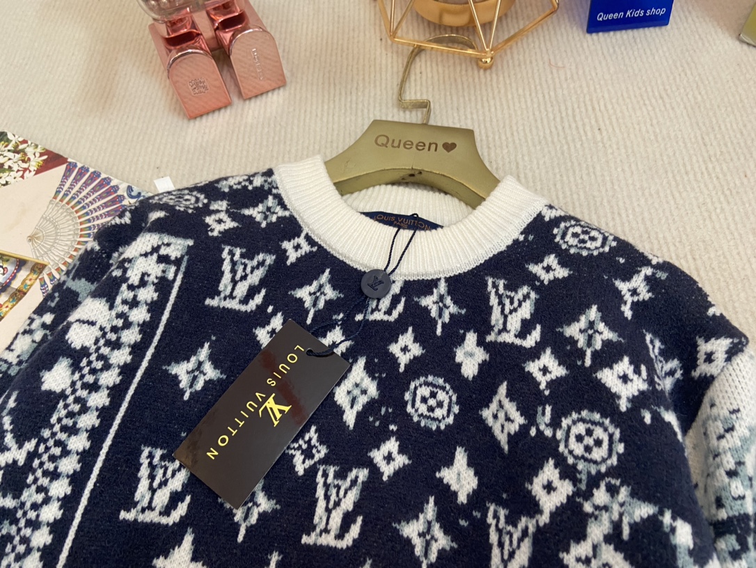 2024SS High-end Knitting Kit for Girls and Boys: Sweaters, Jeans in Various Sizes - 图片 4