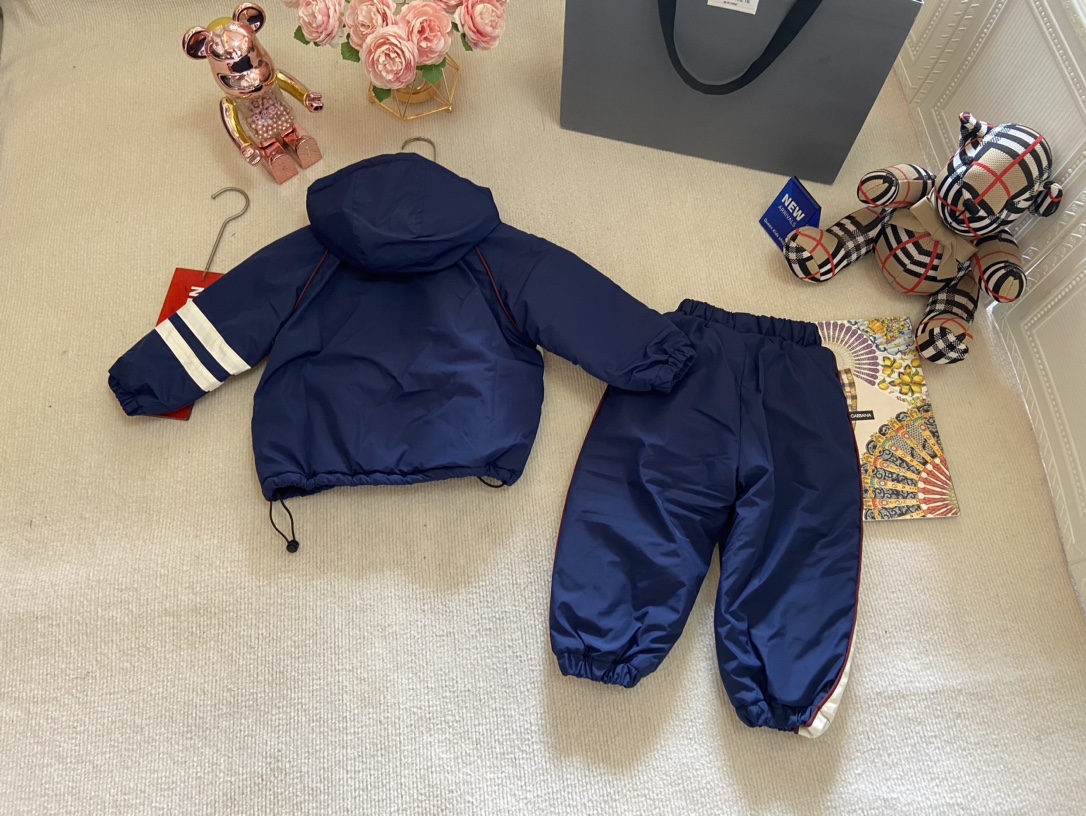 2024-SS Autumn/Winter Collection: Classic and Sweet Velvet Pants for Kids - 图片 9