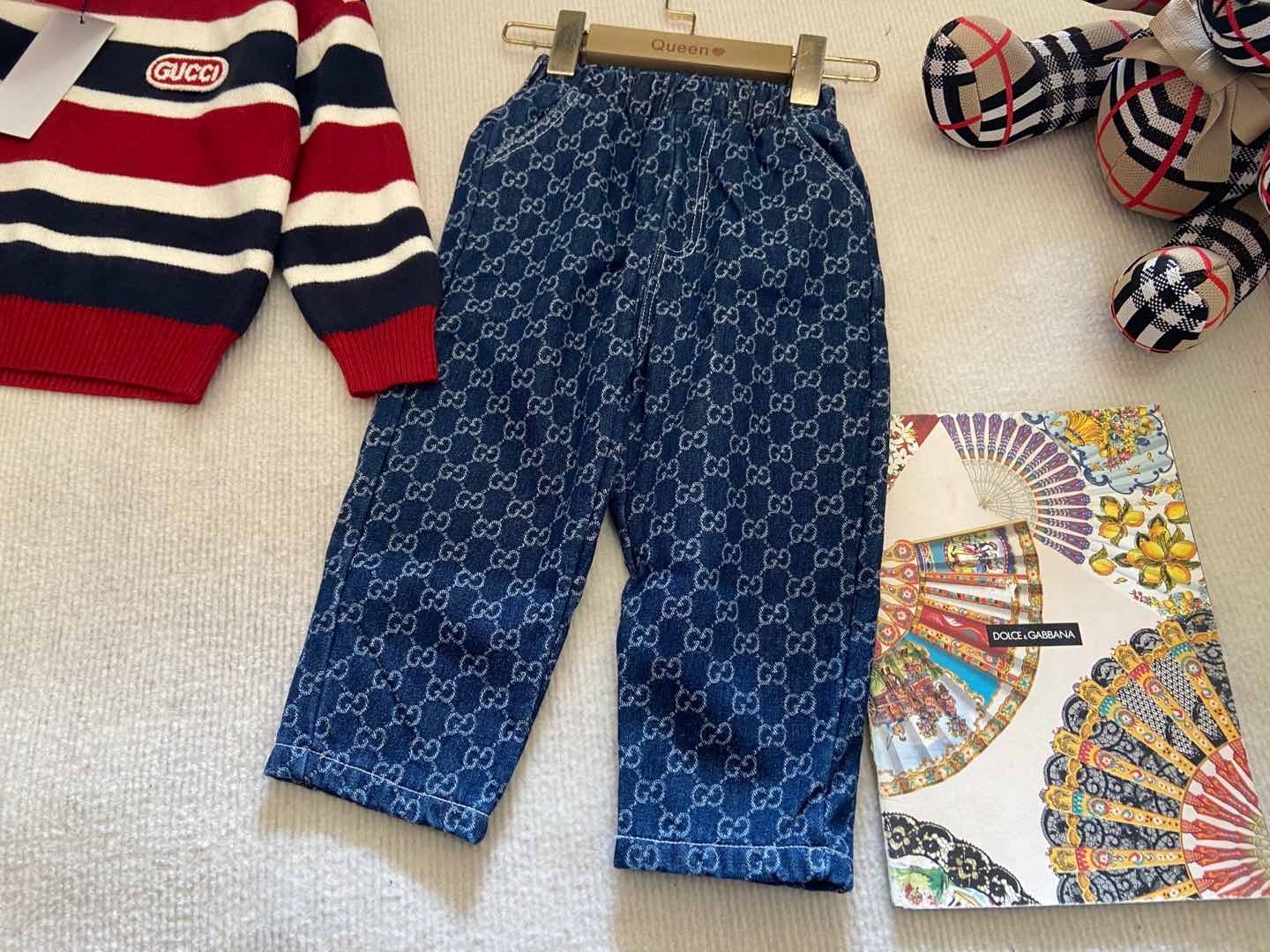 2024SS High-end Girls’ Knitting Suit: Classic Style for Autumn/Winter - 图片 4