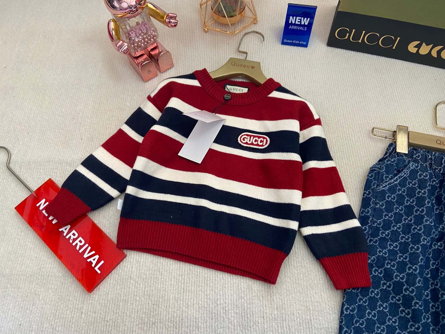2024SS High-end Girls’ Knitting Suit: Classic Style for Autumn/Winter - 图片 2