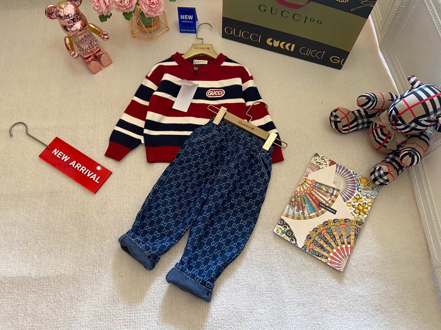 2024SS High-end Girls’ Knitting Suit: Classic Style for Autumn/Winter - 图片 7