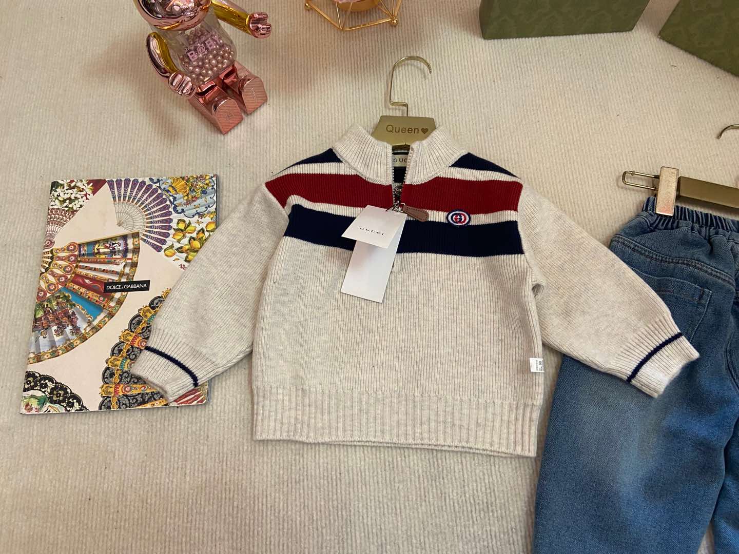 2024SS High-End Knitwear Pre-Sale: Stylish Boys’ and Girls’ Outfits by Gic*i - 图片 2
