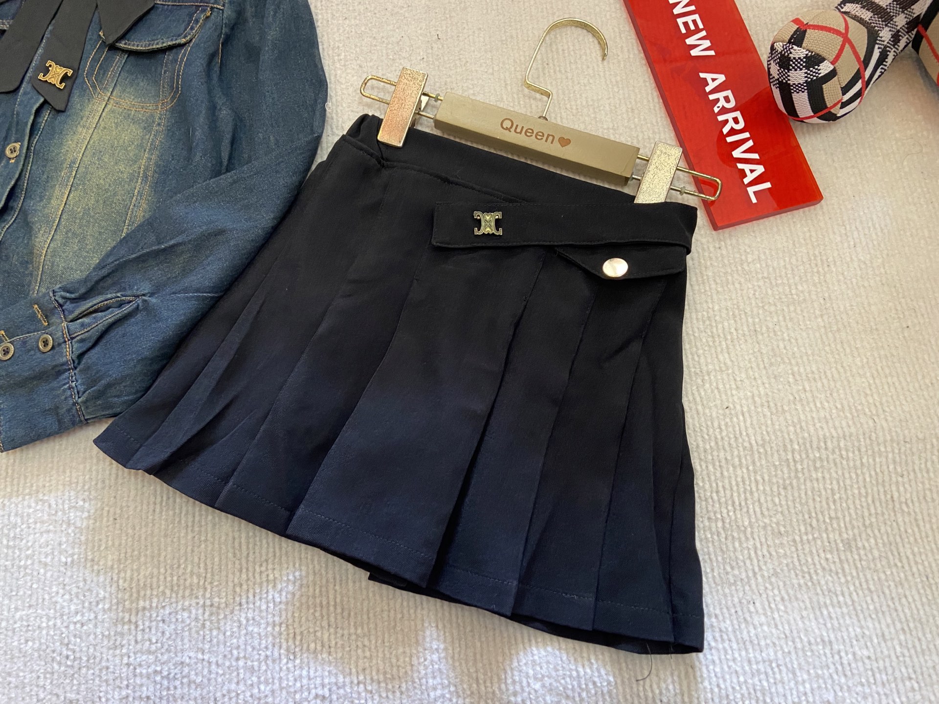 CelineSerin’s Girl Cowboy Suit: Spring 2024 High-Quality Fabric, Cosmopolitan Style - 图片 7