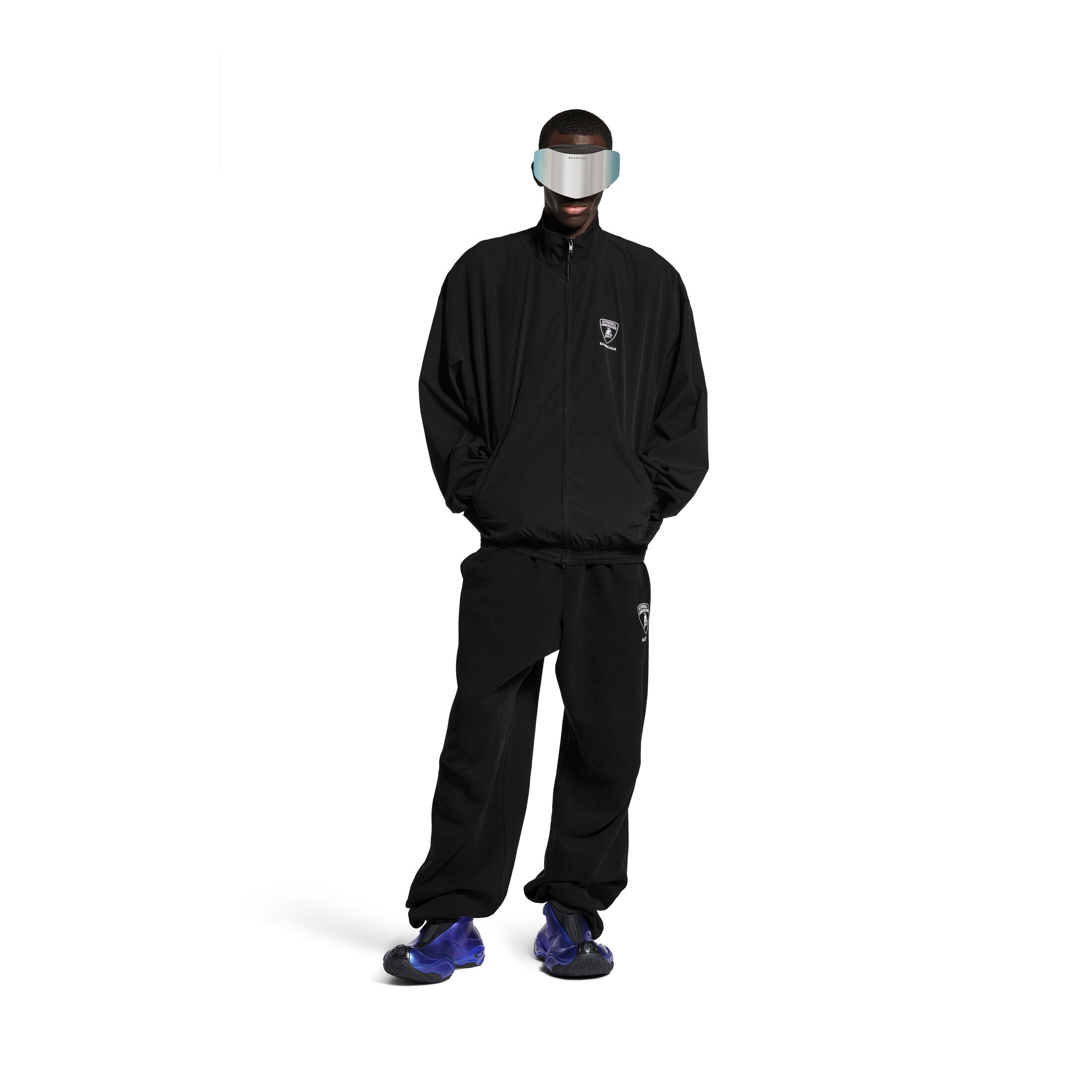 Balenciaga x Lamborghini Black Windbreaker Jacket Fall 25 Collection 5 i1749532846564 3792 0 3