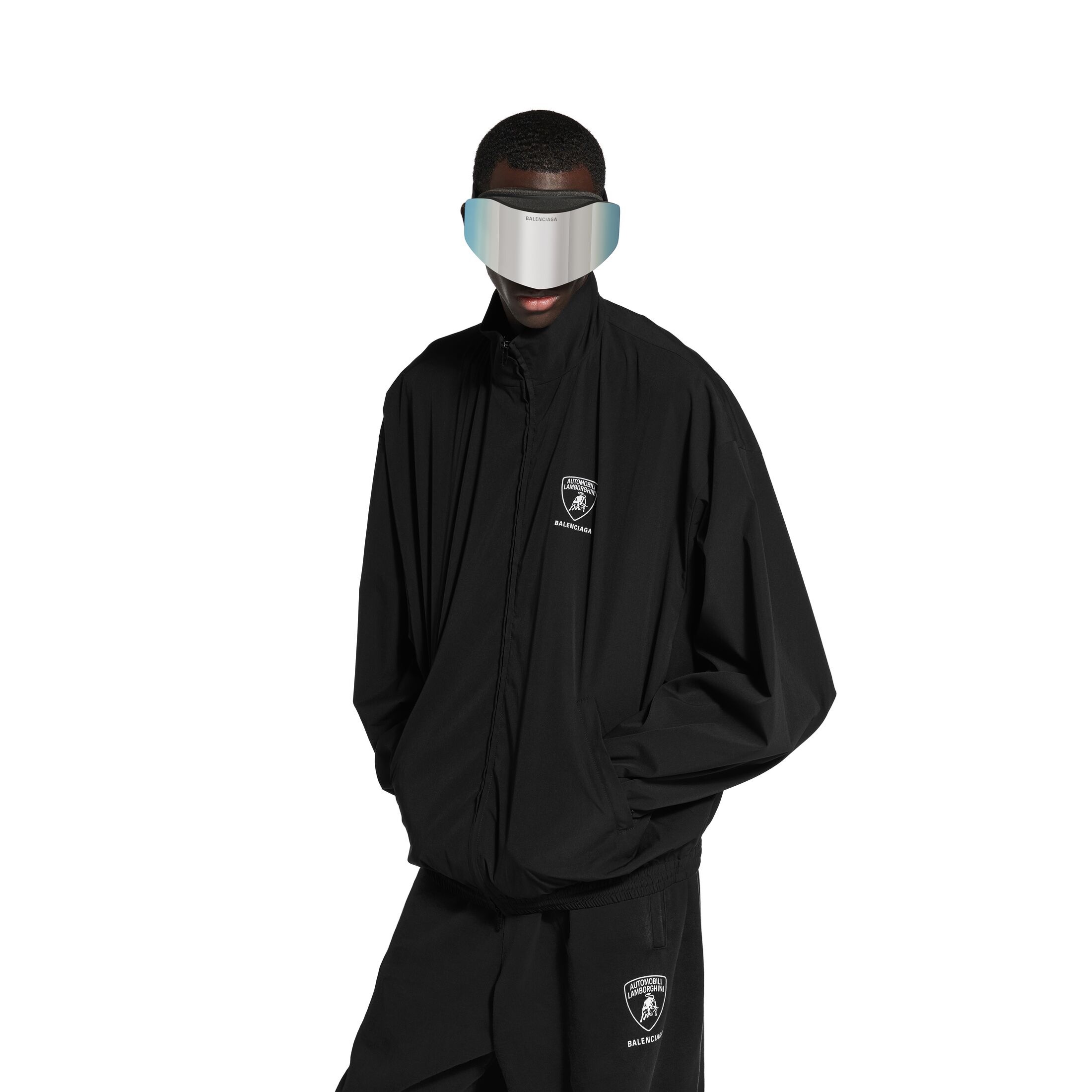 Balenciaga x Lamborghini Black Windbreaker Jacket Fall 25 Collection 4 i1749532848205 2958 0 2