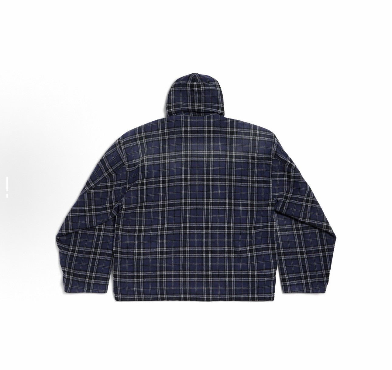 Balenciaga 2025 Runway Blue Plaid Zip-Up Hooded Windbreaker Jacket Coat 2 i1756974893120 3363 0 1