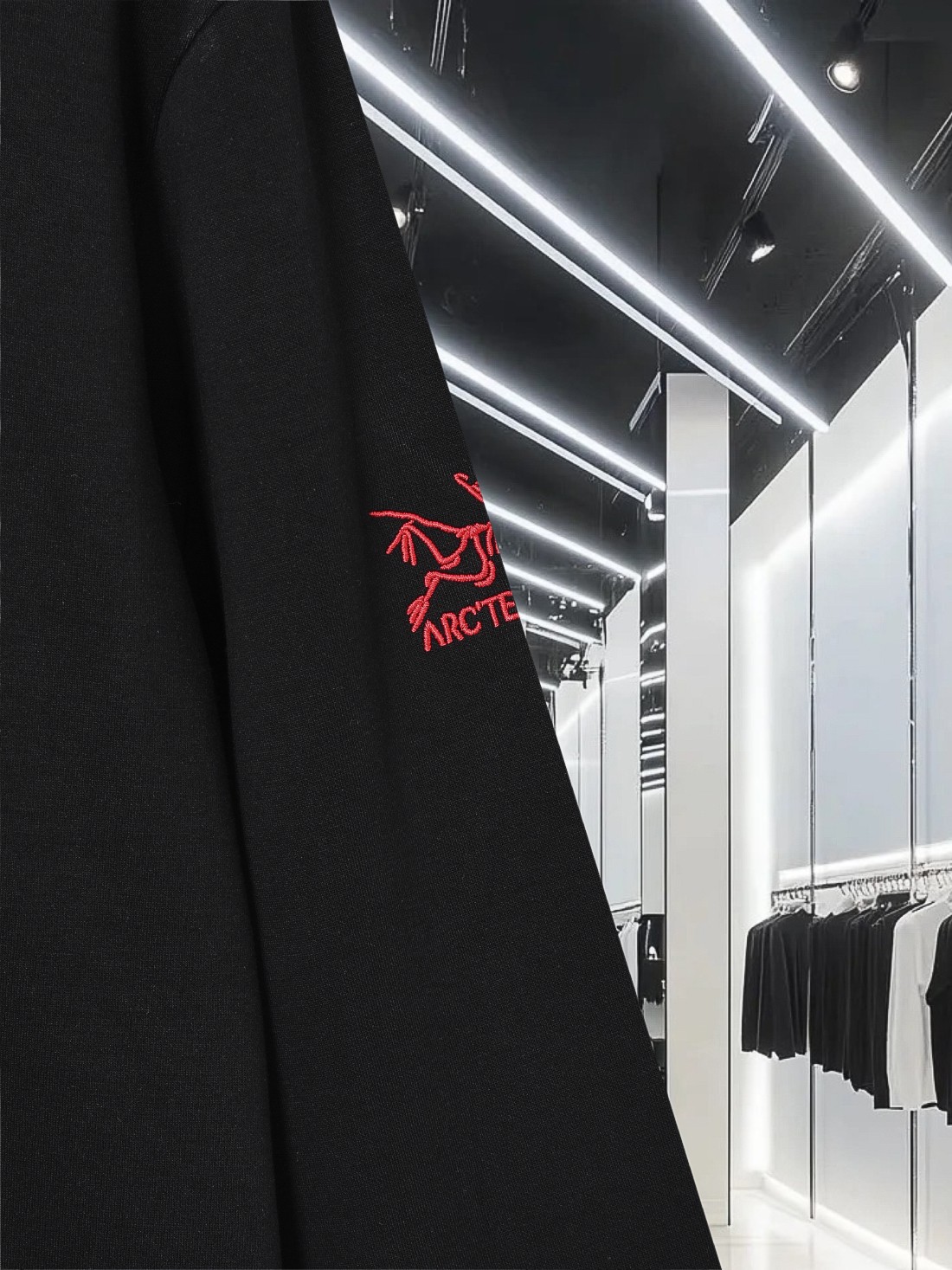 🅿️135
Arcteryx/始祖鸟 2025Fw秋冬新款 胸前手袖经典刺绣🪡logo字母标识图案 男女同款 套头圆领长袖T恤
品牌经典   纯棉面料
官方同步  高版本 高品质
时尚个性  百搭潮流
纯原品质  原版面料
吊牌 领标 水洗麦 三标齐全
颜色: 黑色.白色.
尺码：XS-L