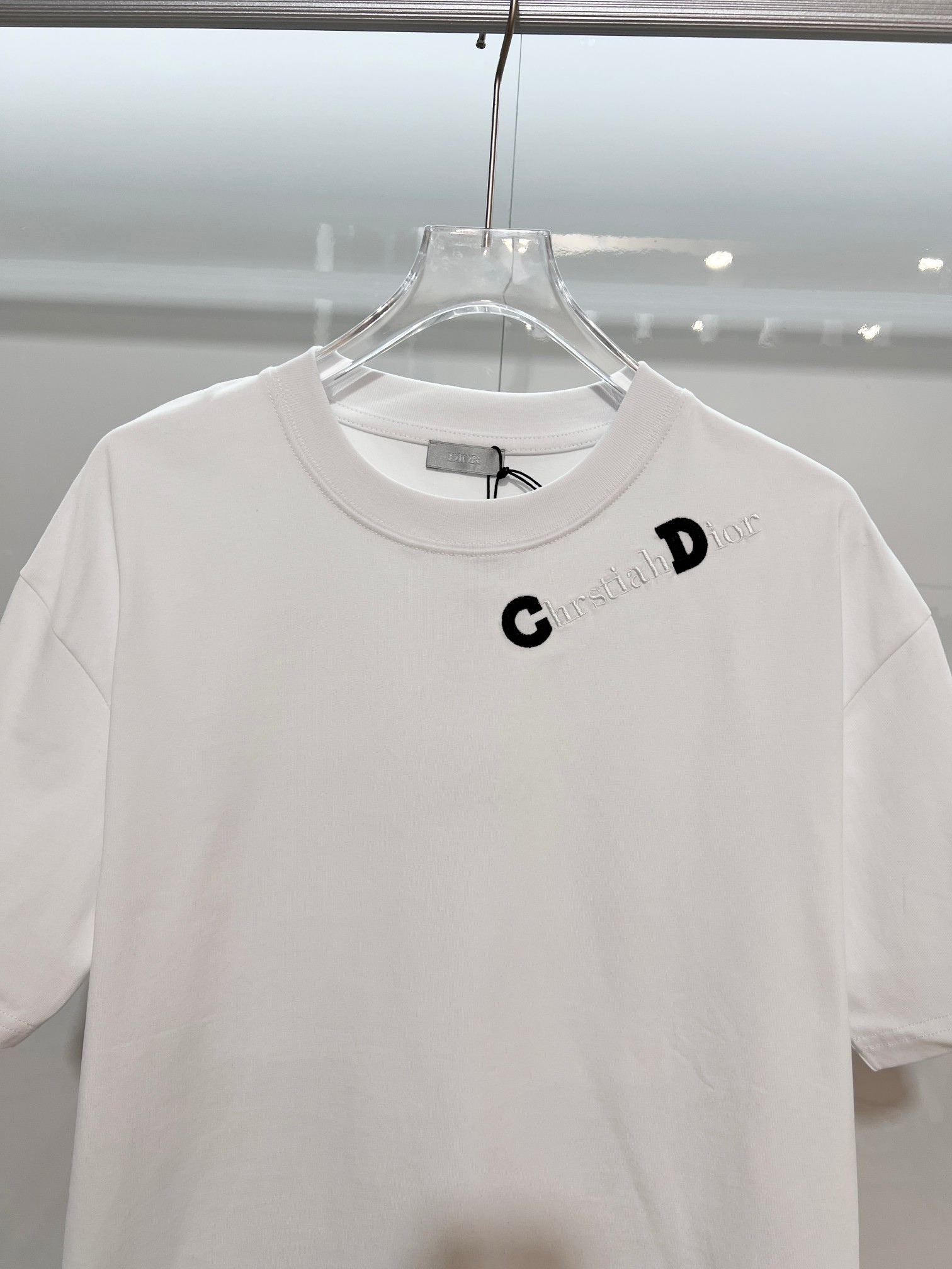 Dior DIOR 迪奥 2026新款 CD标语刺绣logo 短袖t恤