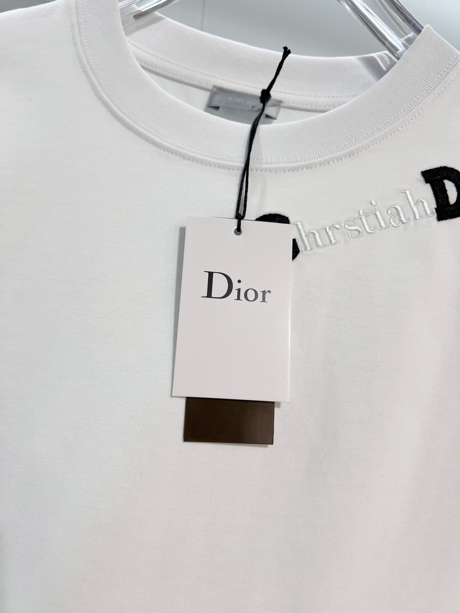 Dior DIOR 迪奥 2026新款 CD标语刺绣logo 短袖t恤