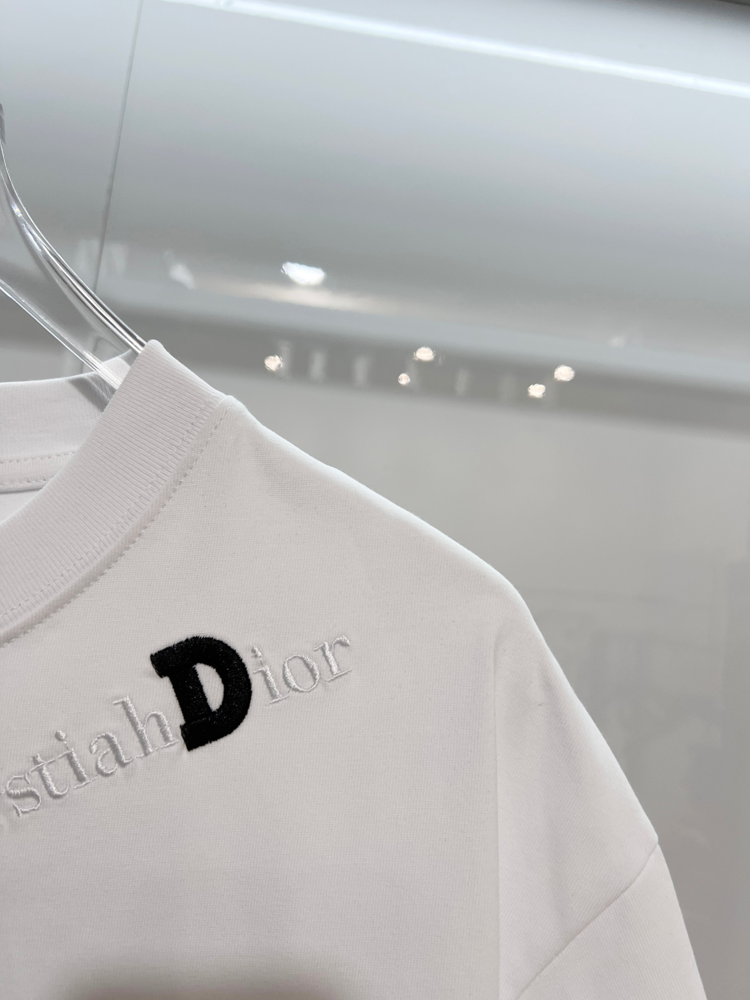 Dior DIOR 迪奥 2026新款 CD标语刺绣logo 短袖t恤