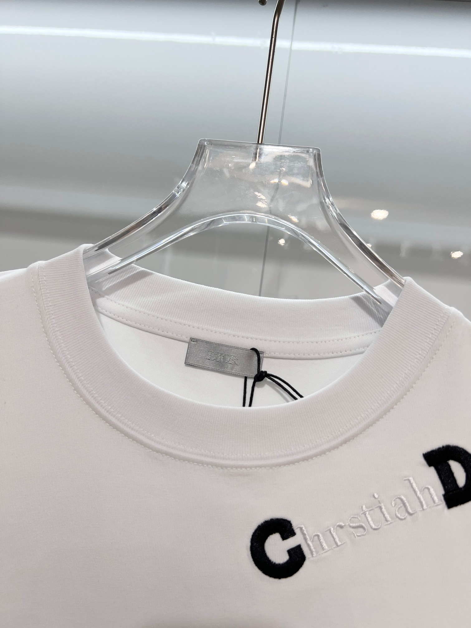 Dior DIOR 迪奥 2026新款 CD标语刺绣logo 短袖t恤
