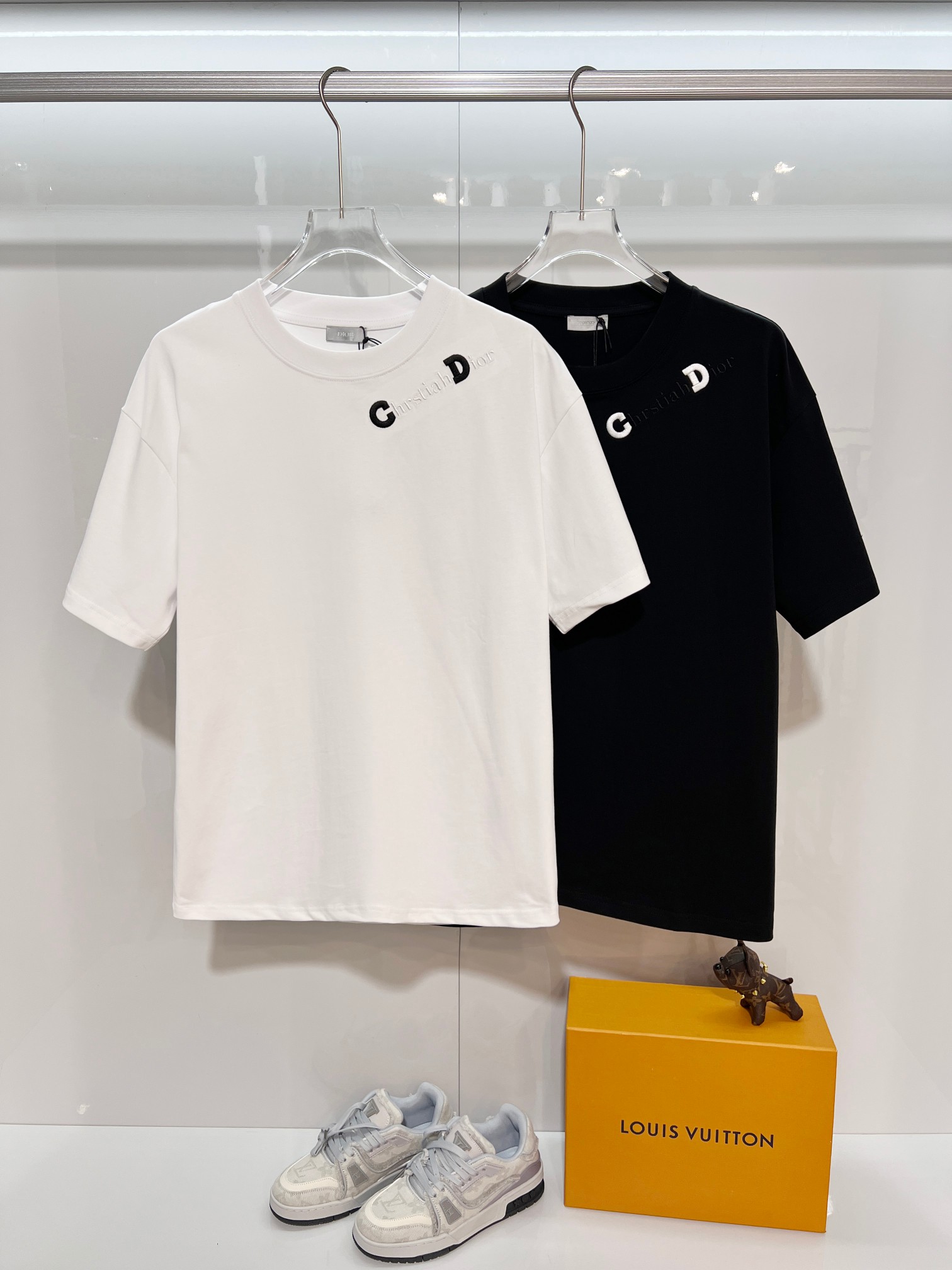Dior DIOR 迪奥 2026新款 CD标语刺绣logo 短袖t恤