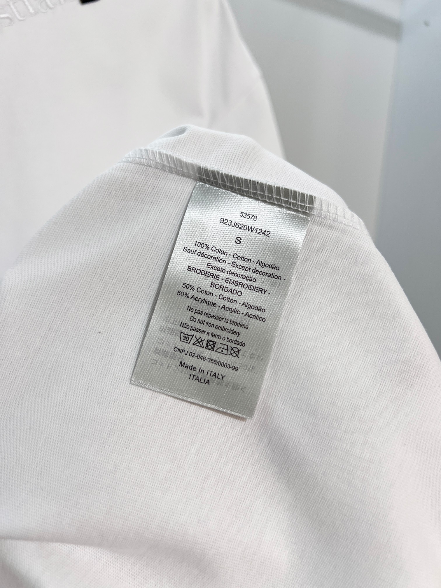 Dior DIOR 迪奥 2026新款 CD标语刺绣logo 短袖t恤
