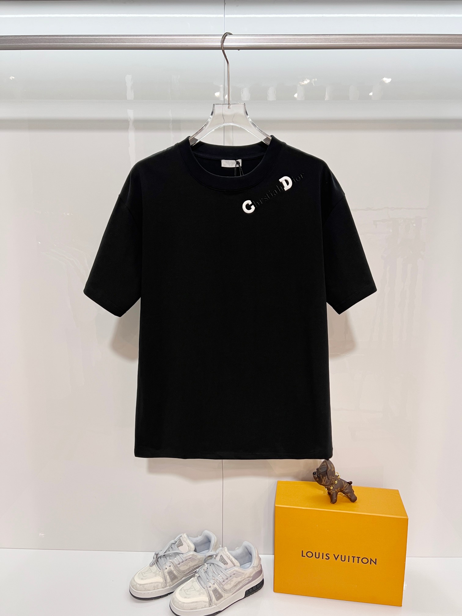 Dior DIOR 迪奥 2026新款 CD标语刺绣logo 短袖t恤