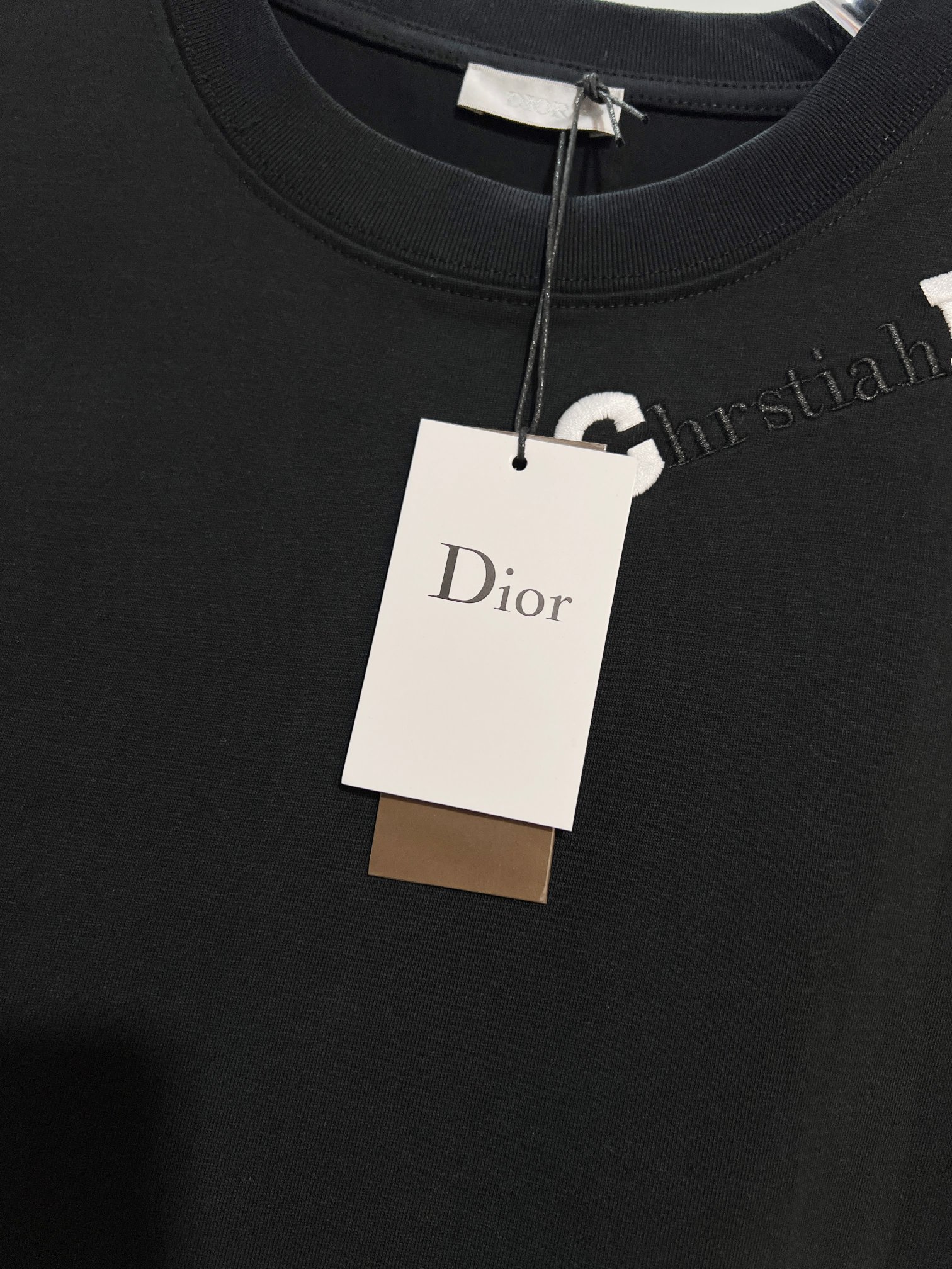 Dior DIOR 迪奥 2026新款 CD标语刺绣logo 短袖t恤