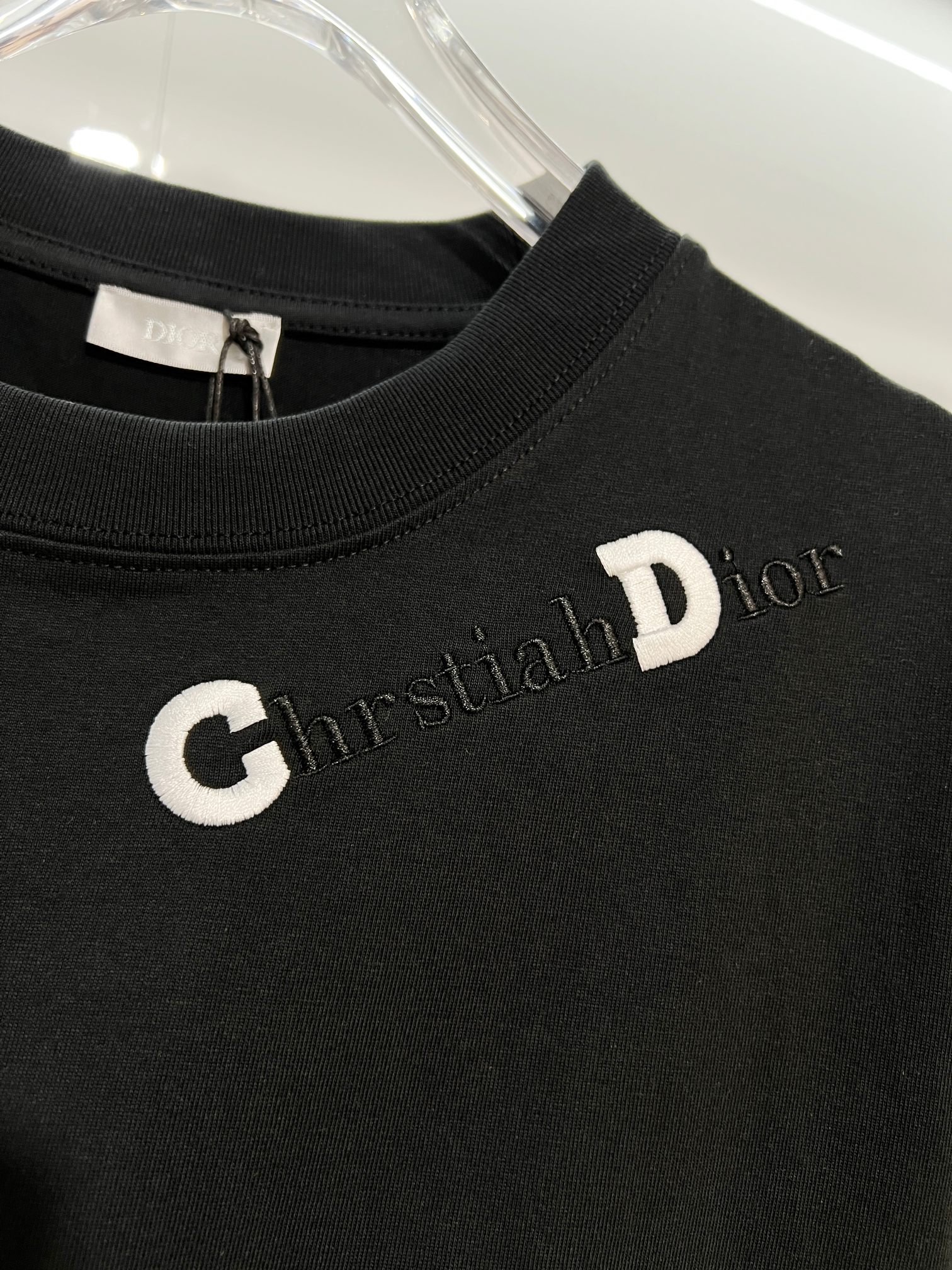 Dior DIOR 迪奥 2026新款 CD标语刺绣logo 短袖t恤