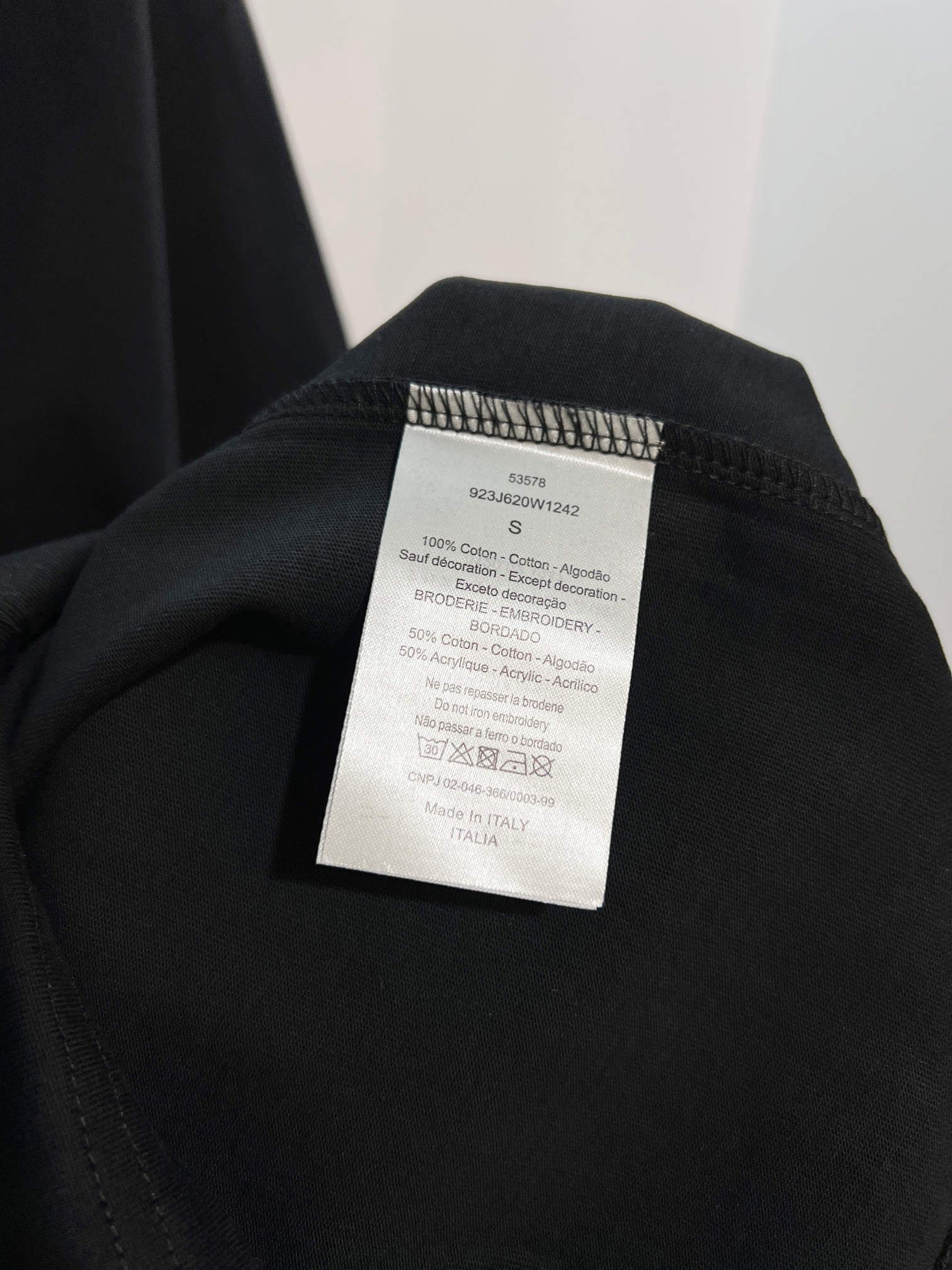 Dior DIOR 迪奥 2026新款 CD标语刺绣logo 短袖t恤
