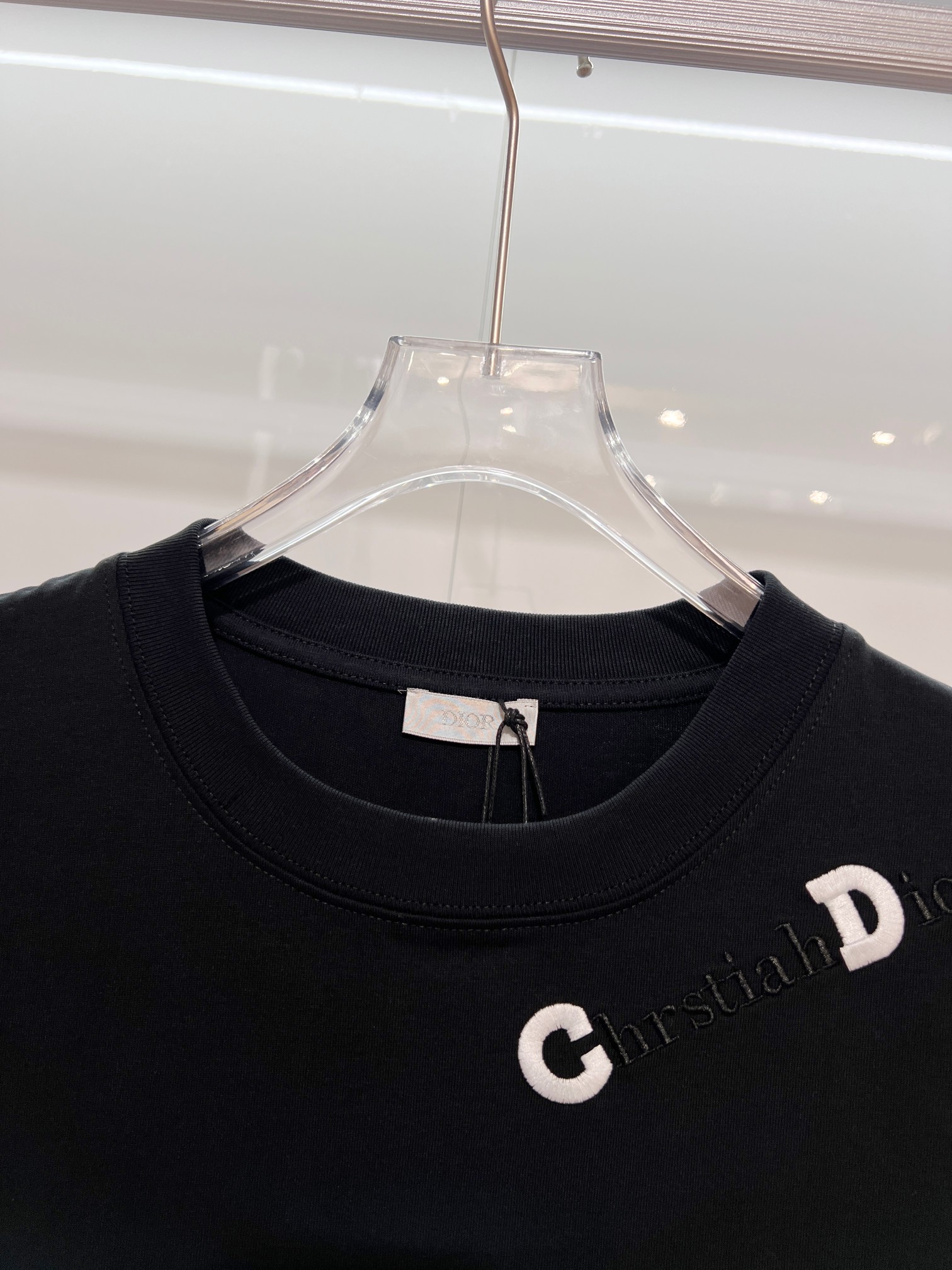 Dior DIOR 迪奥 2026新款 CD标语刺绣logo 短袖t恤