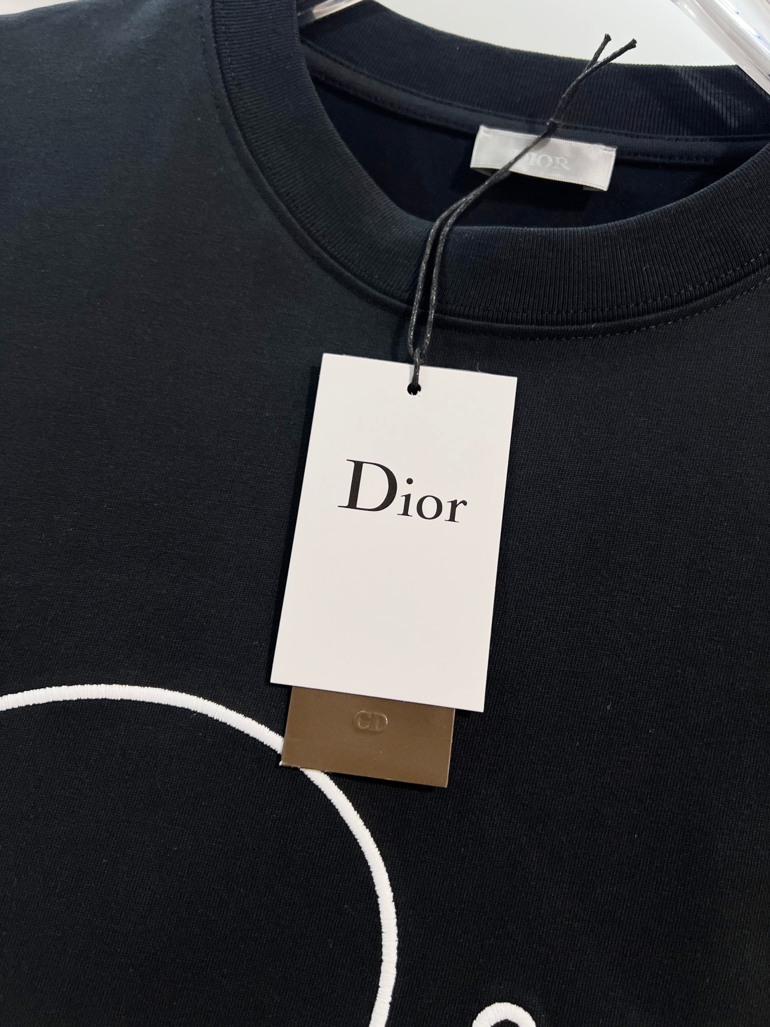Dior Dior 迪奥 2026新款 进口机签名刺绣logo 短袖t恤