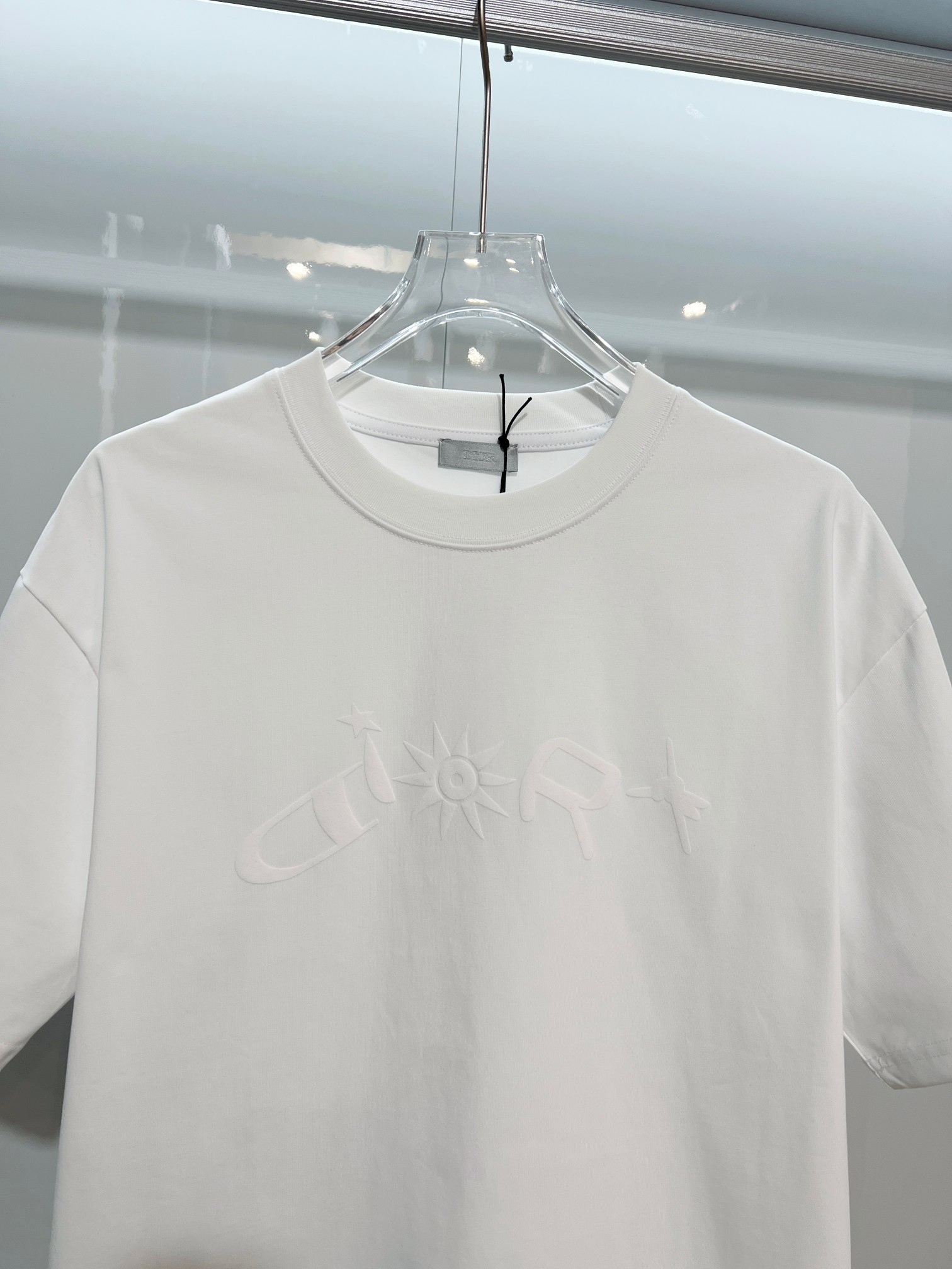 Dior Dior 迪奥 2026新款 数码植绒发泡太阳花字母logo 短袖t恤