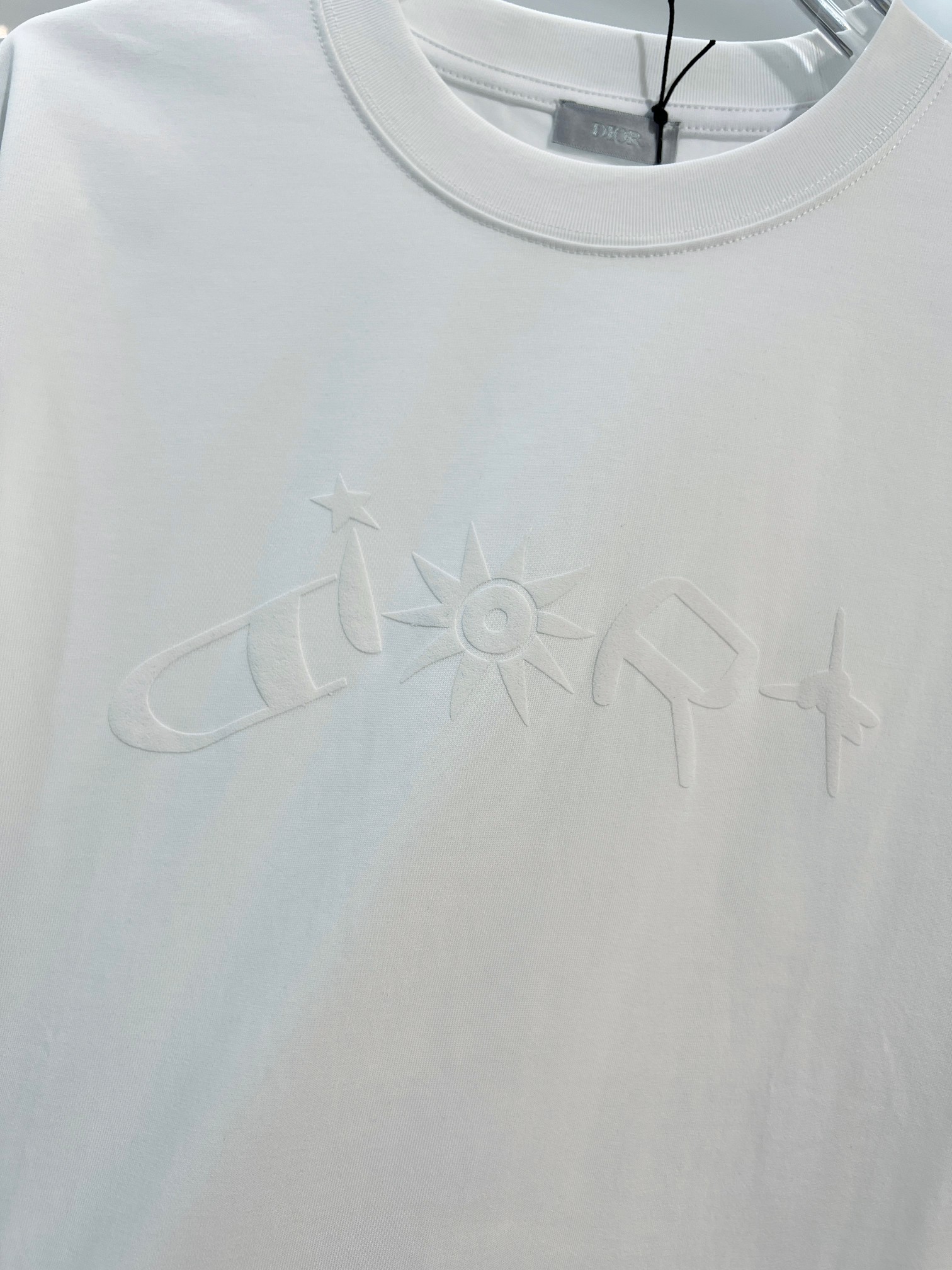 Dior Dior 迪奥 2026新款 数码植绒发泡太阳花字母logo 短袖t恤