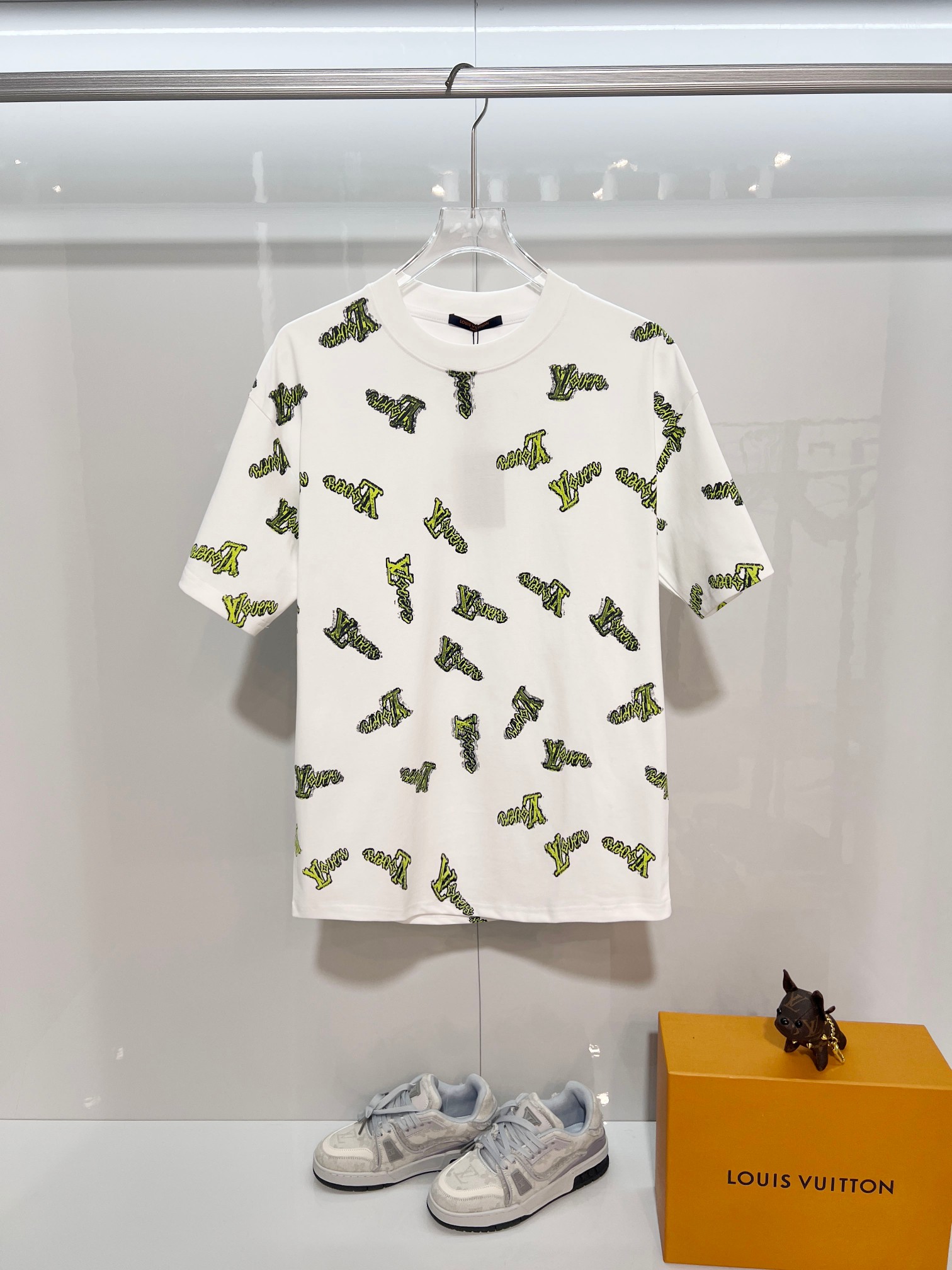 Louis Vuitton Louis Vuitton 路易威登 LV 驴家 全身涂鸦logo 短袖t恤