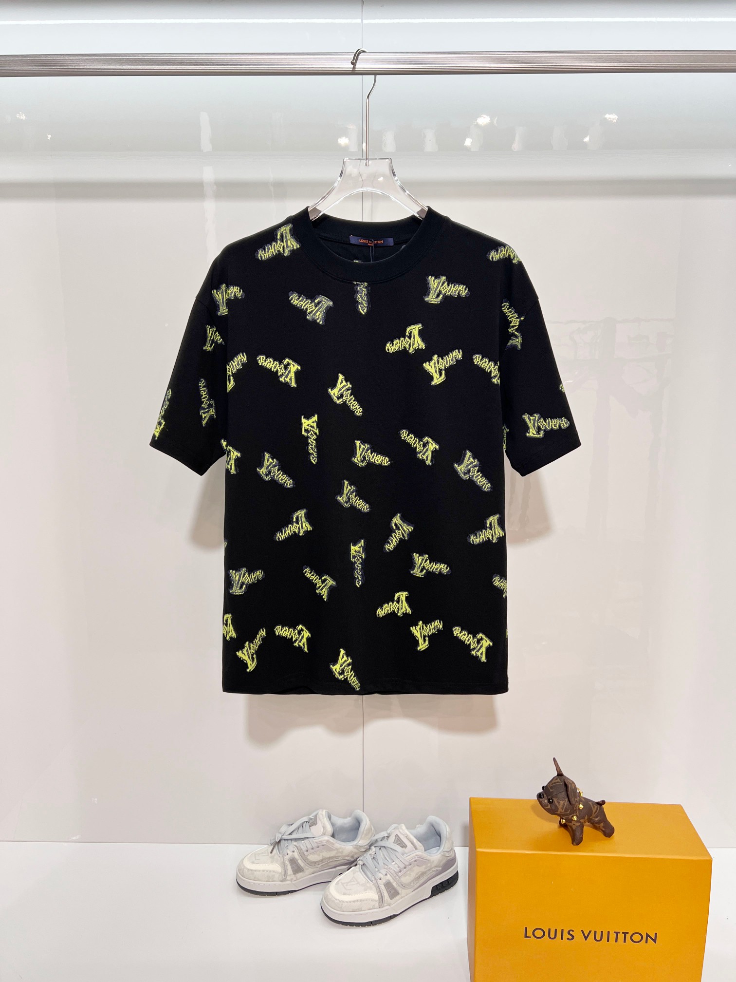Louis Vuitton Louis Vuitton 路易威登 LV 驴家 全身涂鸦logo 短袖t恤