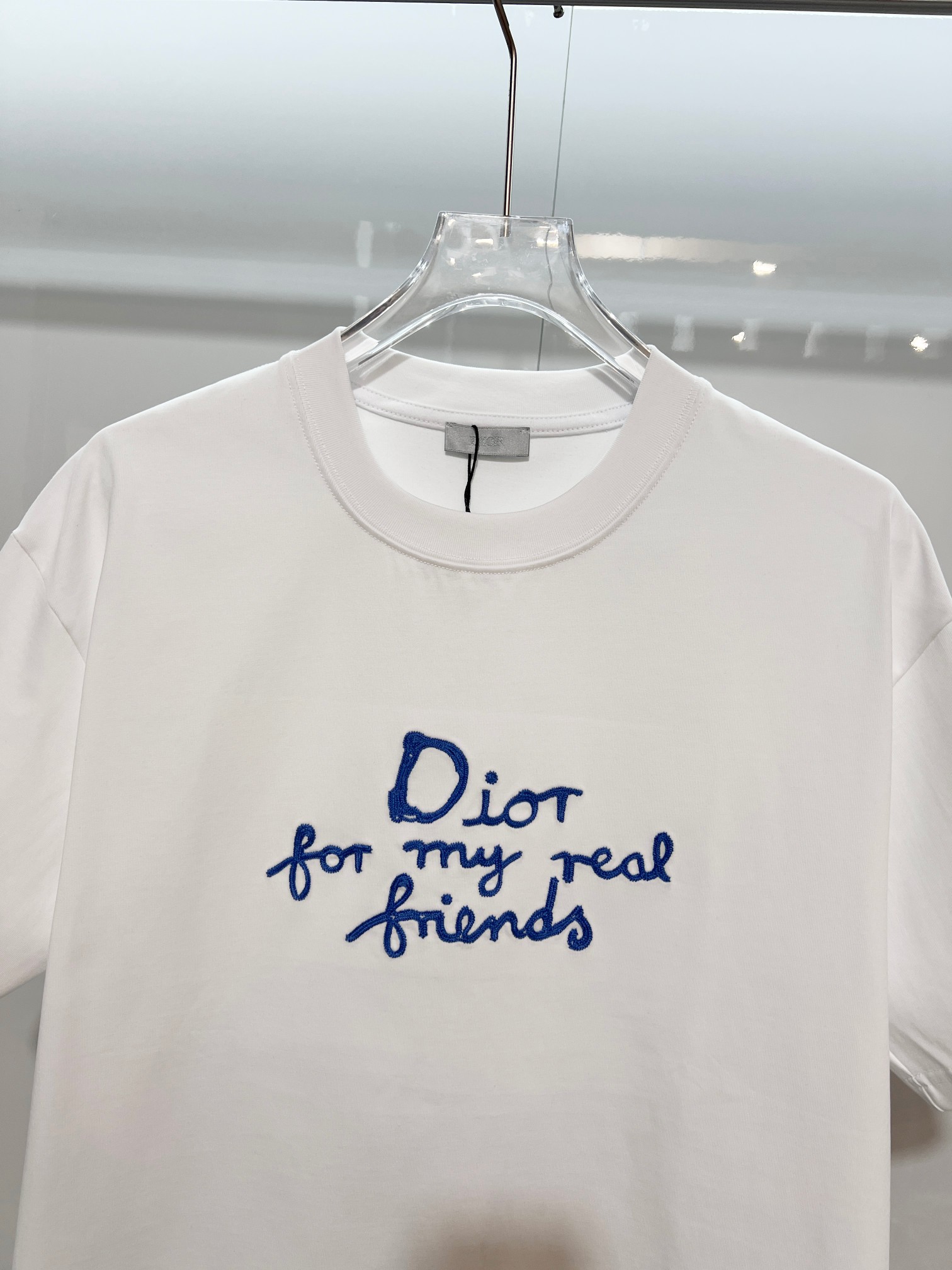 Dior DIOR 迪奥 2026新款 签名标注刺绣字母logo 短袖t恤
