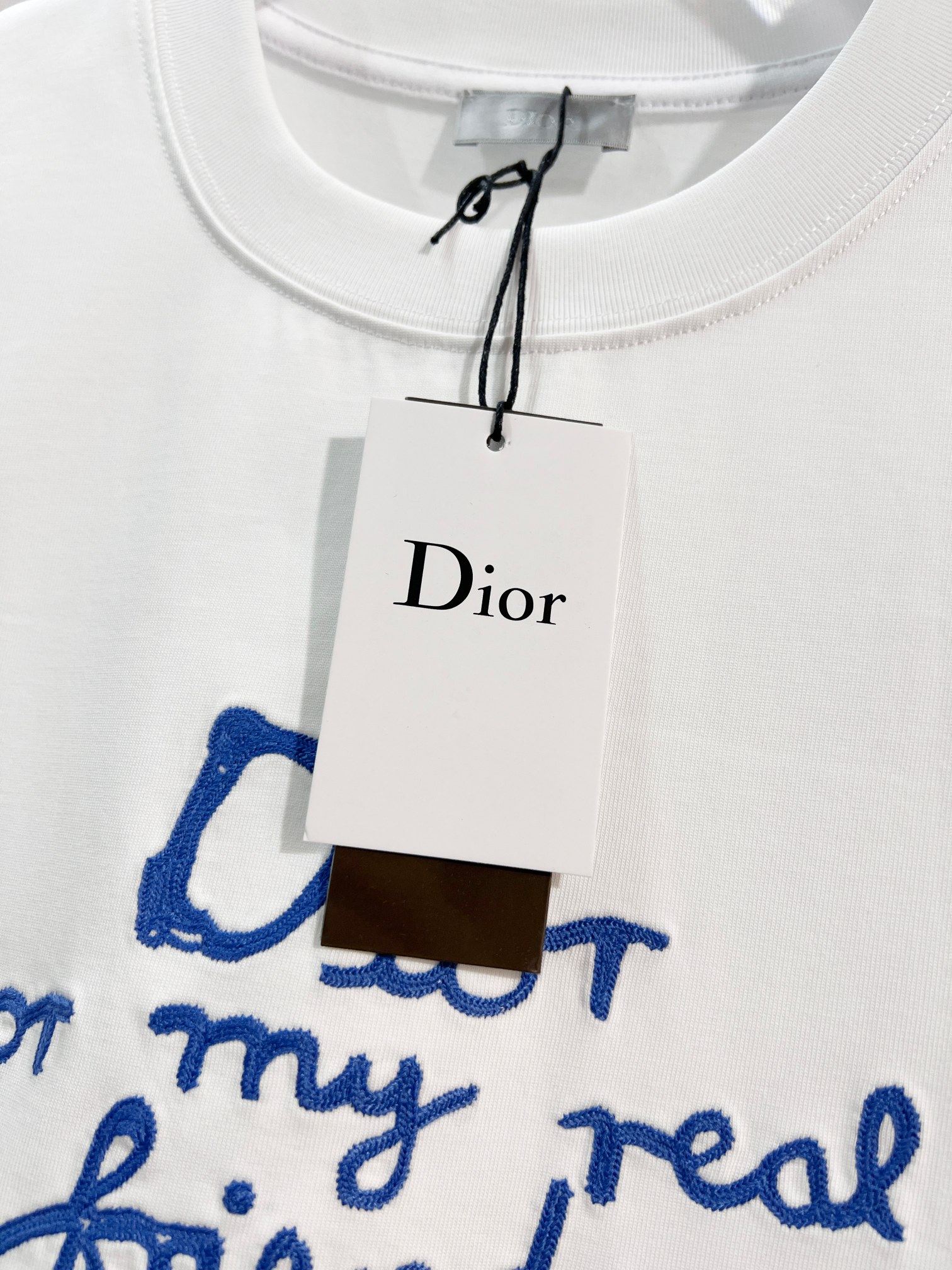 Dior DIOR 迪奥 2026新款 签名标注刺绣字母logo 短袖t恤